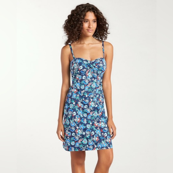 Tommy Bahama Other - Tommy‎ Bahama Folk Floral Twist-Front Over-The-Shoulder Swim
Dress